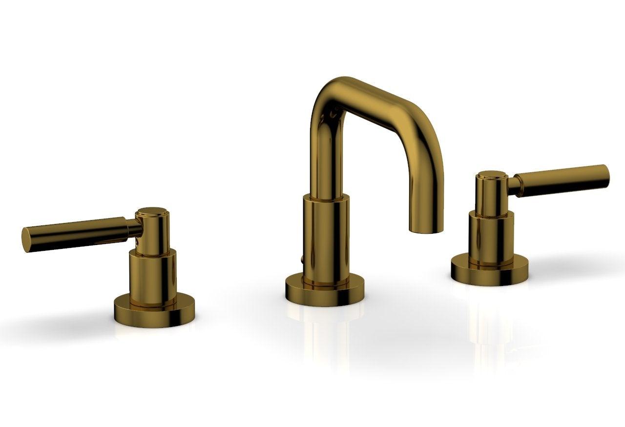 Basic Widespread Faucet, Low Spout, Lever Handles D132 - New York Hardware