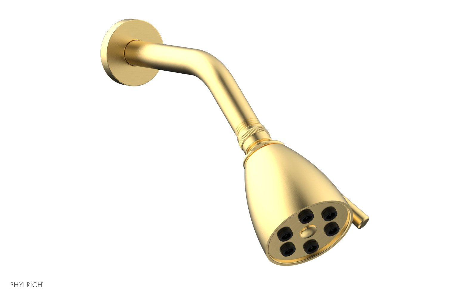 6 Jet BASIC 2 3/4" Round Shower Head by Phylrich - Burnished Gold