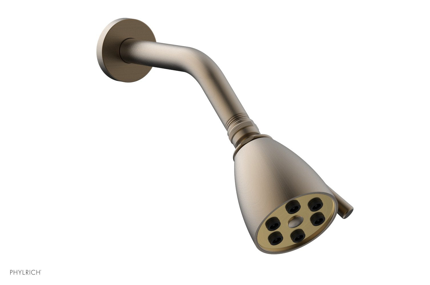 6 Jet BASIC 2 3/4" Round Shower Head by Phylrich - Old English Brass