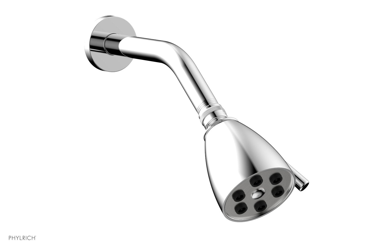 6 Jet BASIC 2 3/4" Round Shower Head by Phylrich - Satin Brass