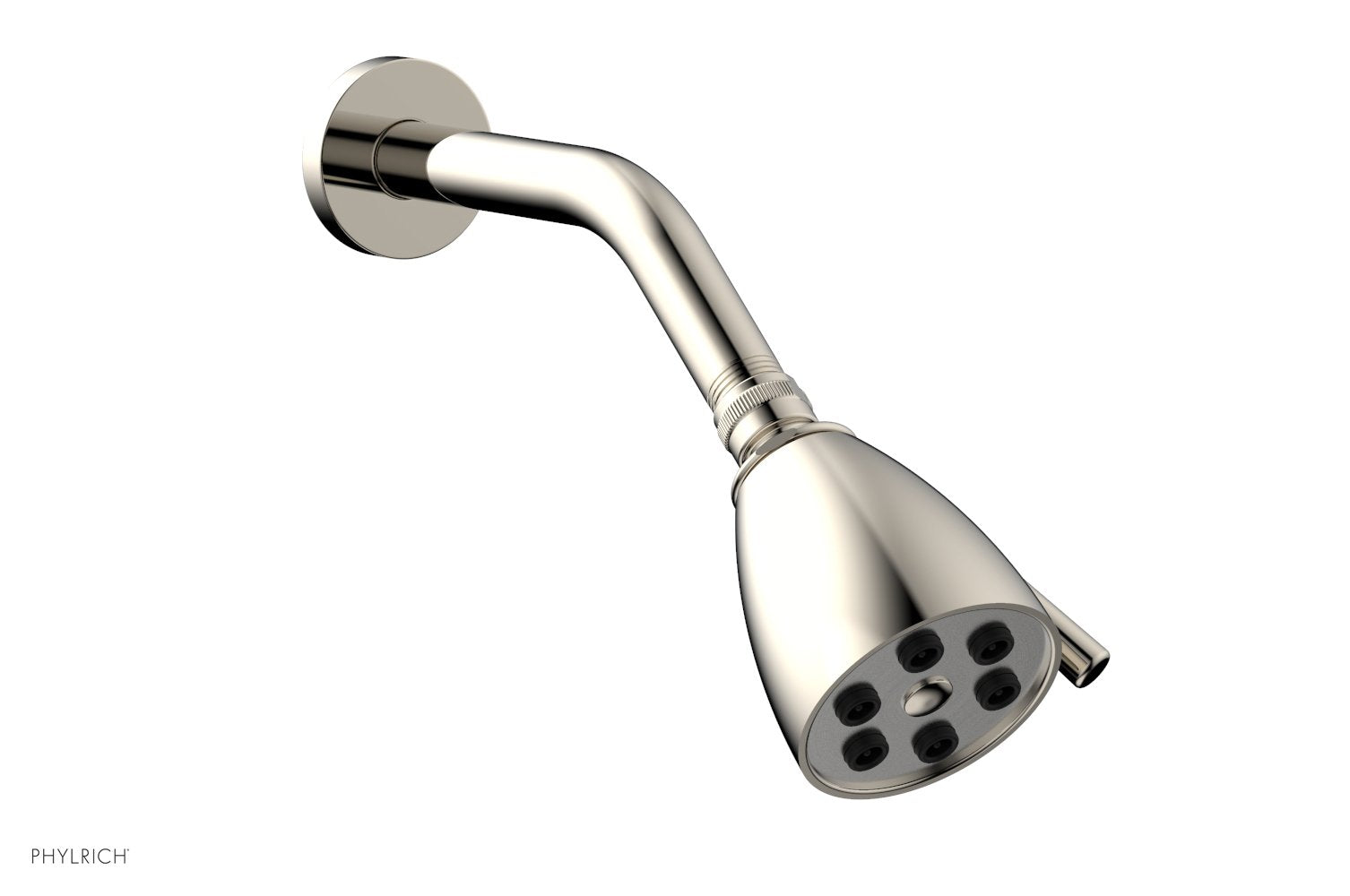 6 Jet BASIC 2 3/4" Round Shower Head by Phylrich - Matte Black