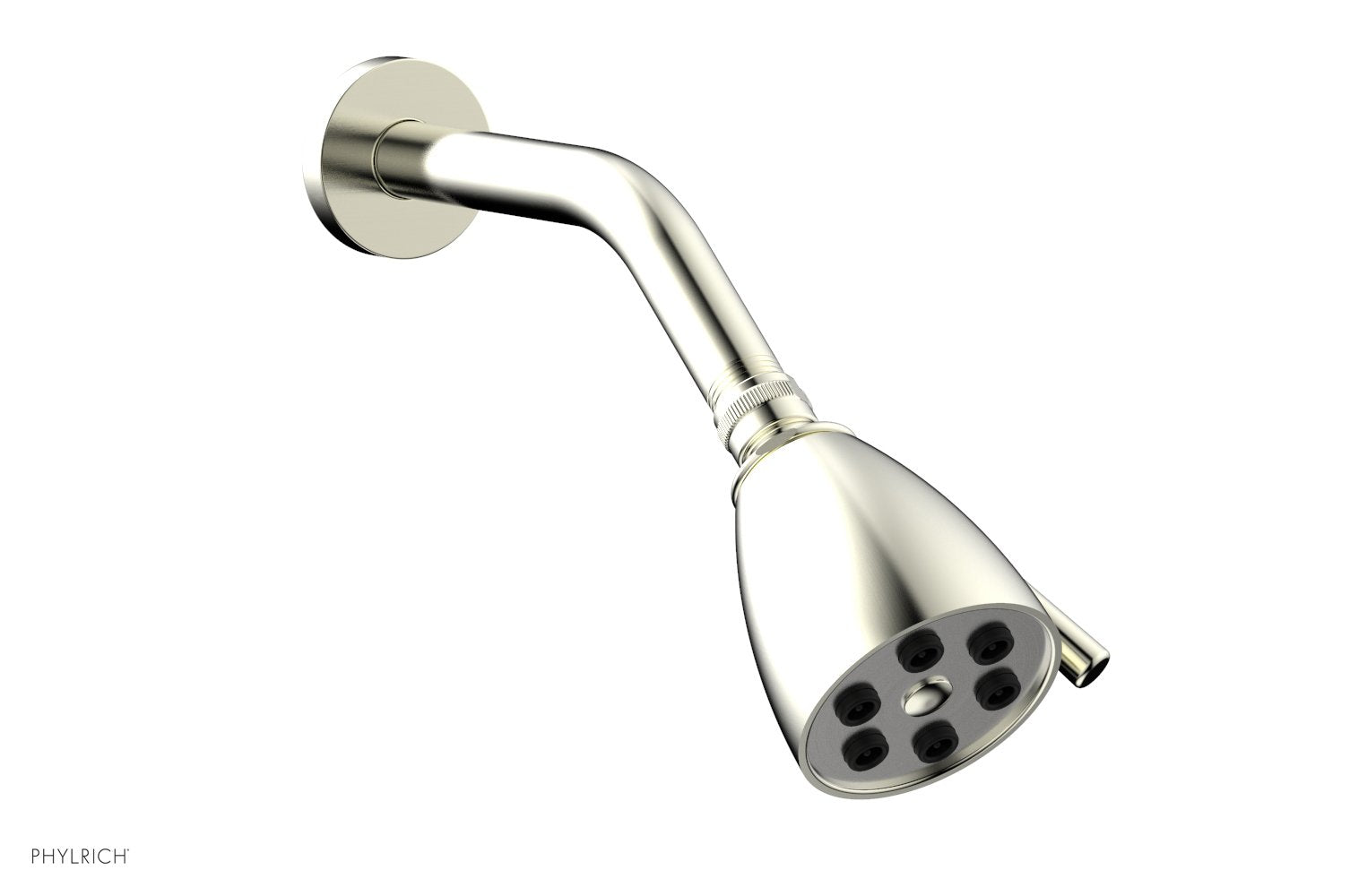 6 Jet BASIC 2 3/4" Round Shower Head by Phylrich - Polished Brass