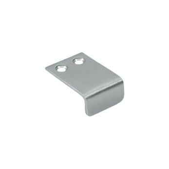 Cabinet Mirror Drawer Pull, 1" - Brushed Chrome - New York Hardware Online