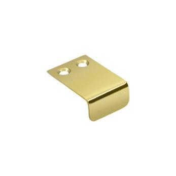 Cabinet Mirror Drawer Pull, 1" - Polished Brass - New York Hardware Online