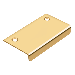 Cabinet Drawer Mirror Pull by Deltana - 2-1/4" - PVD Polished Brass - New York Hardware