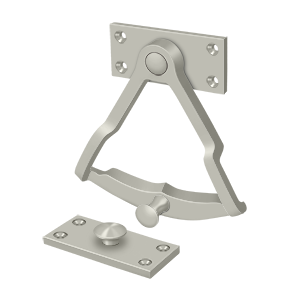 Dutch Door Quadrant by Deltana -  - Brushed Nickel - New York Hardware