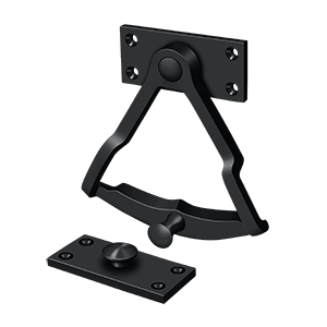 Dutch Door Quadrant by Deltana -  - Paint Black - New York Hardware