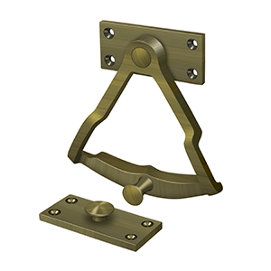 Dutch Door Quadrant by Deltana -  - Antique Brass - New York Hardware