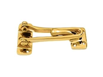Door Guard 4"  - PVD - Polished Brass - New York Hardware Online