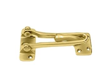 Door Guard 4"  - Polished Brass - New York Hardware Online