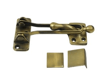 Door Guard 5"  - Antique Brass - New York Hardware Online