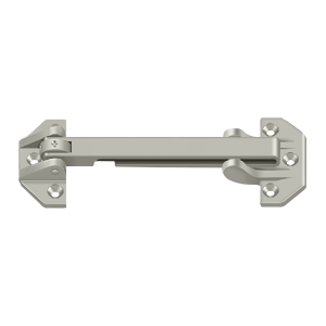 Large Door Guard by Deltana - 6-3/4" - Brushed Nickel - New York Hardware