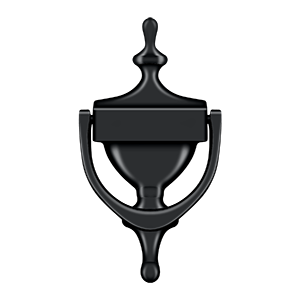 Victorian Door Knocker by Deltana -  - Paint Black - New York Hardware