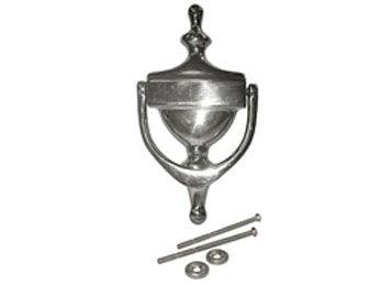 Victorian Door Knocker - Polished Chrome - New York Hardware Online
