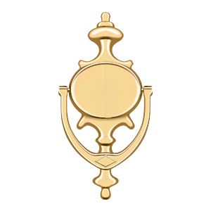 Imperial Door Knocker by Deltana -  - PVD Polished Brass - New York Hardware