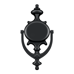 Imperial Door Knocker by Deltana -  - Paint Black - New York Hardware