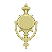 Imperial Door Knocker by Deltana -  - Polished Brass - New York Hardware