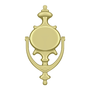 Imperial Door Knocker by Deltana -  - Polished Brass - New York Hardware