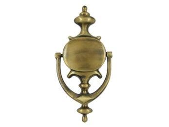 Imperial Door Knocker - Antique Brass - New York Hardware Online