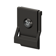 Modern Door Knocker with Viewer by Deltana -  - Oil Rubbed Bronze - New York Hardware
