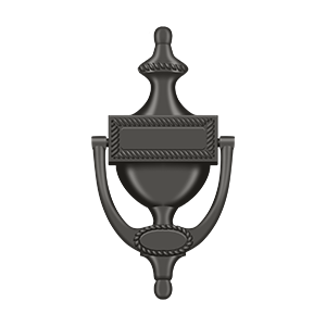 Victorian Rope Door Knocker by Deltana -  - Oil Rubbed Bronze - New York Hardware