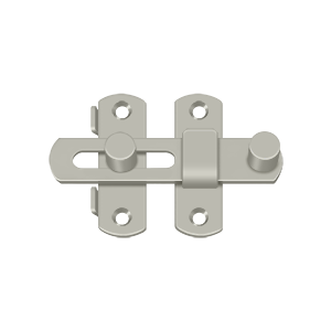 Drop Latch by Deltana -  - Brushed Nickel - New York Hardware