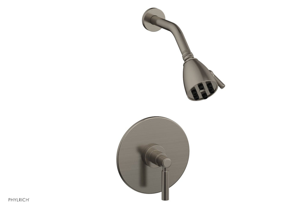 BASIC Pressure Balance Shower Set   Lever Handle by Phylrich - Pewter