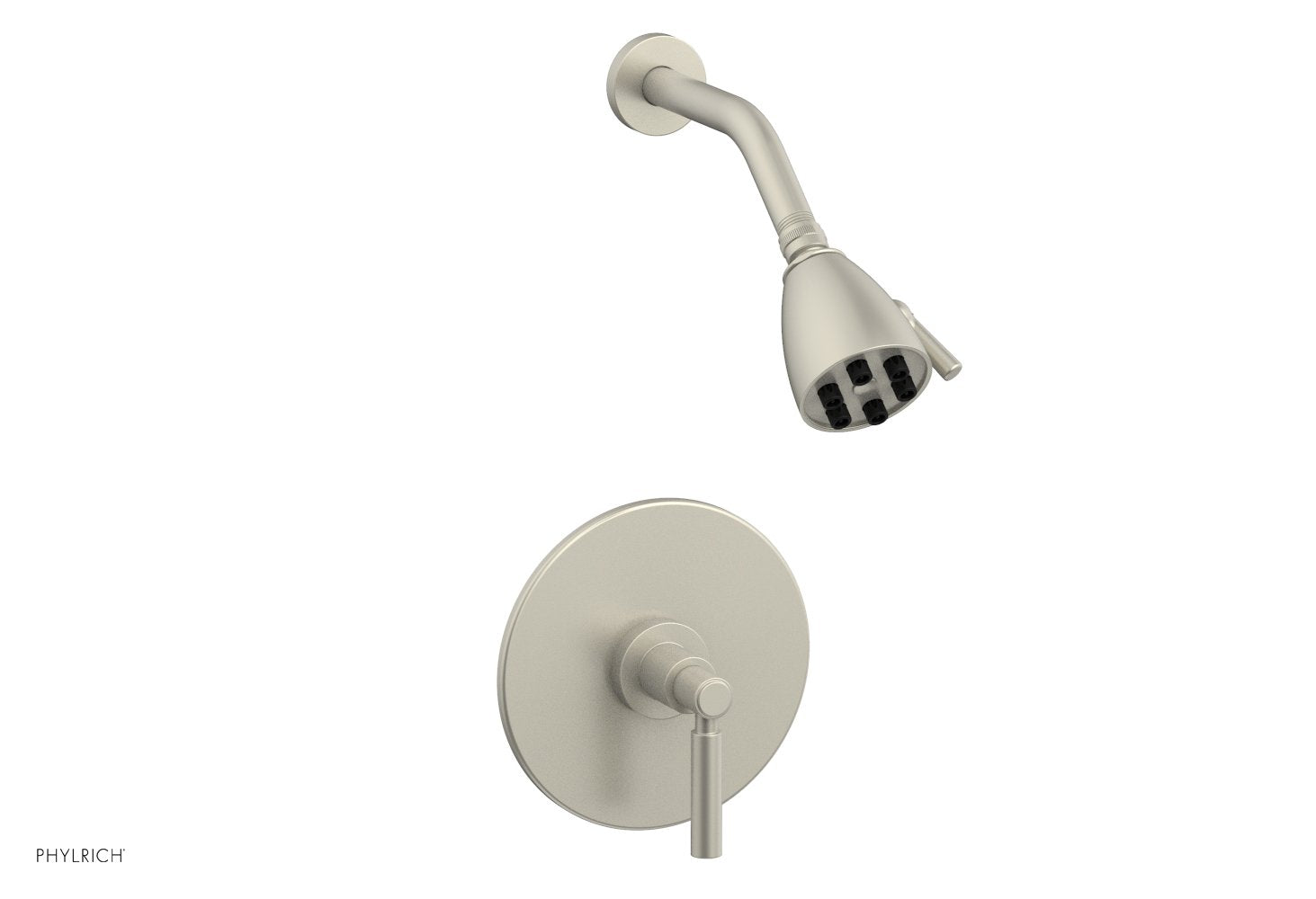 BASIC Pressure Balance Shower Set   Lever Handle by Phylrich - Burnished Nickel