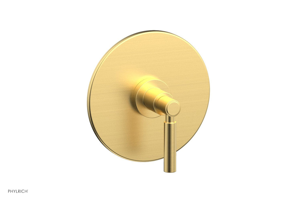 BASIC Pressure Balance Shower Set Trim Only   Lever Handle by Phylrich - Burnished Gold