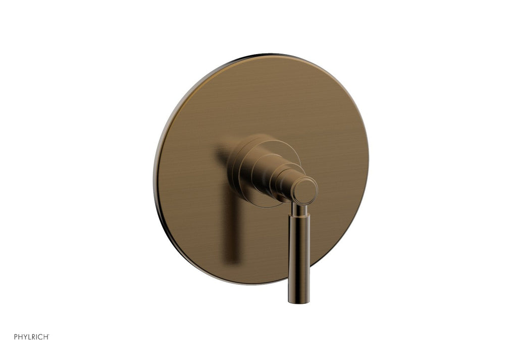 BASIC Pressure Balance Shower Set Trim Only   Lever Handle by Phylrich - Antique Brass