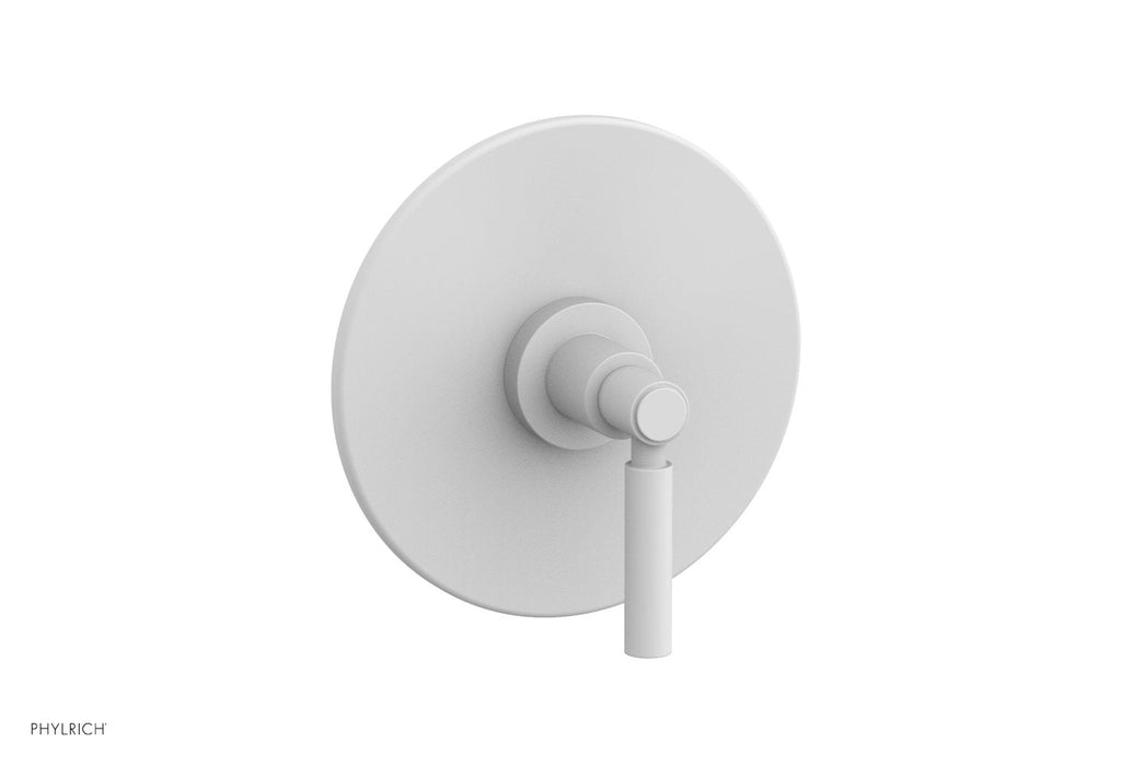 BASIC Pressure Balance Shower Set Trim Only   Lever Handle by Phylrich - Satin White