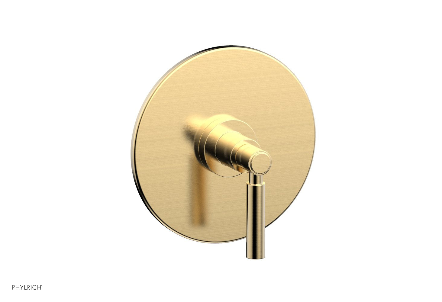 BASIC Pressure Balance Shower Set Trim Only   Lever Handle by Phylrich - Polished Nickel