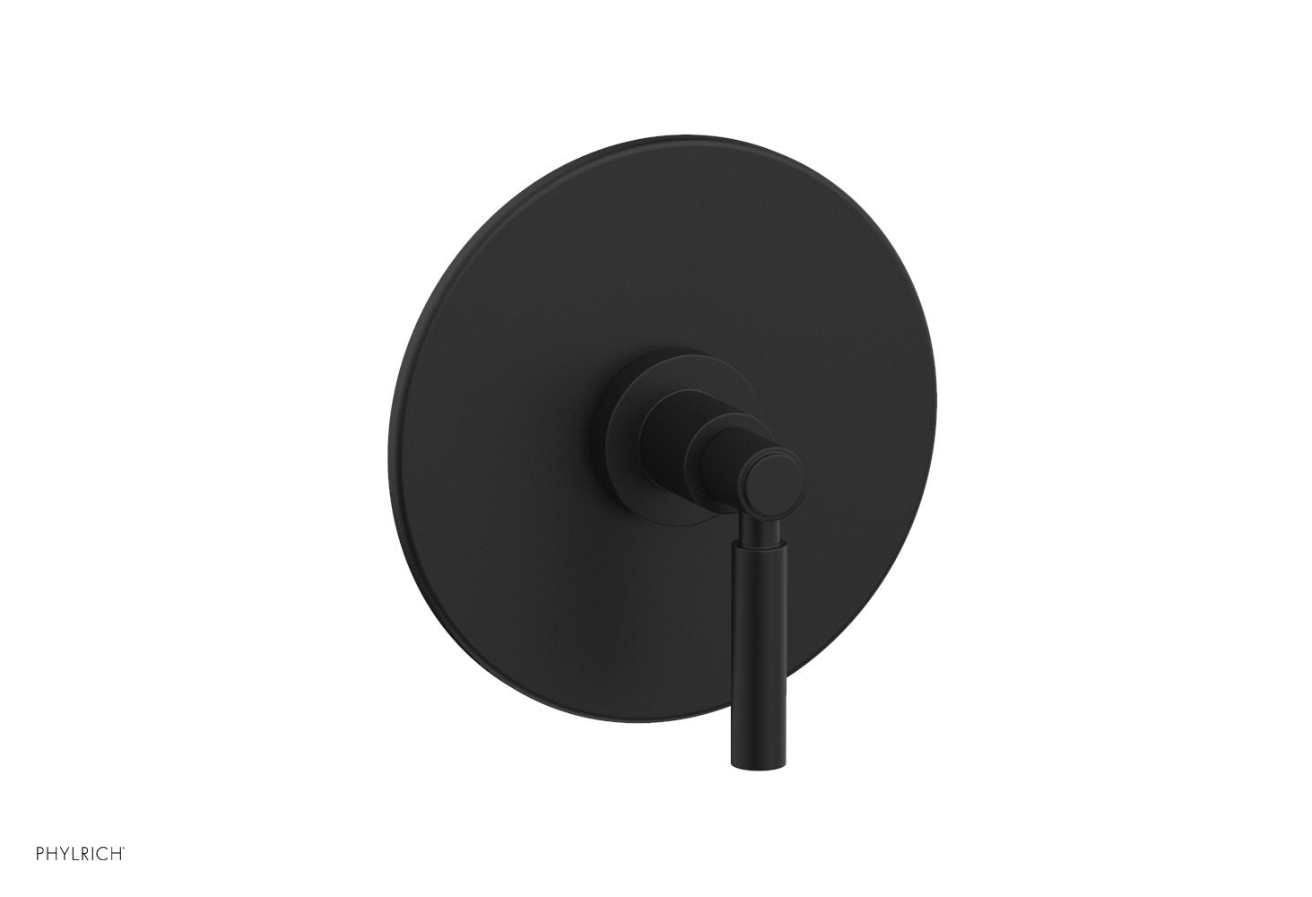 BASIC Pressure Balance Shower Set Trim Only   Lever Handle by Phylrich - Matte Black