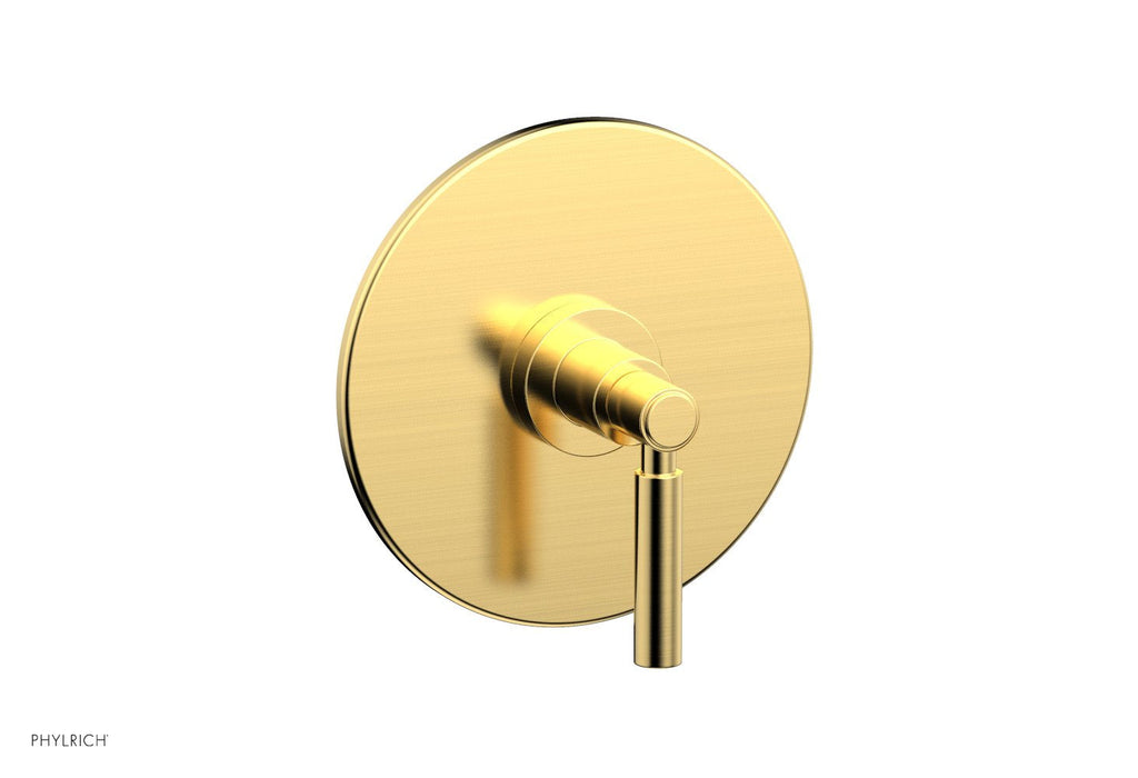 BASIC Pressure Balance Shower Set Trim Only   Lever Handle by Phylrich - Satin Gold