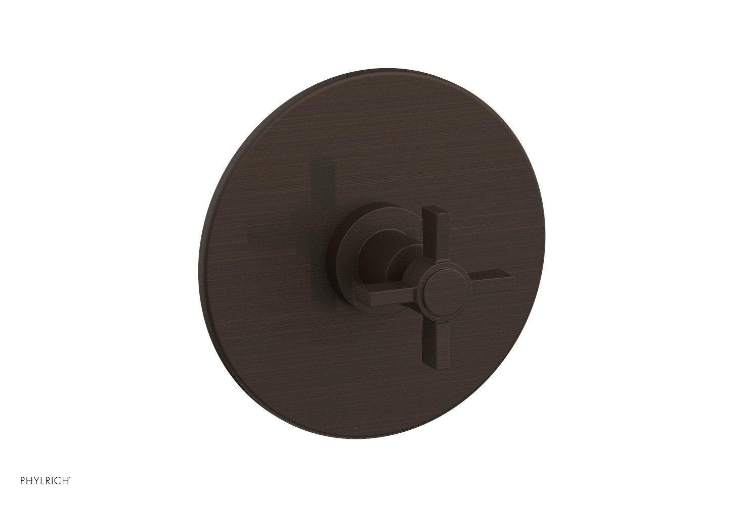 BASIC Pressure Balance Shower Set Trim Only    Blade Cross Handle by Phylrich - Antique Bronze