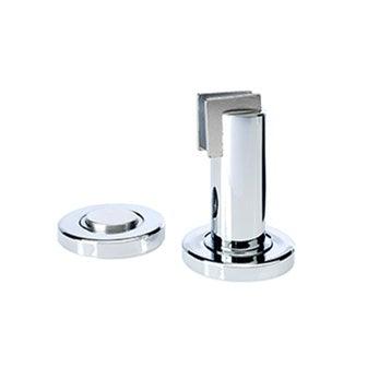 Magnetic Floor or Wall Mounted Door Stop -  Polished Stainless Steel - New York Hardware Online
