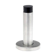 Round Wall Mounted Door Stop - Satin Stainless Steel - New York Hardware Online
