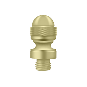 Soild Brass Acorn Tip Finals by Deltana -  - Unlacquered Brass - New York Hardware