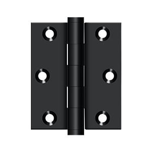 Solid Brass Screen Door Hinge by Deltana -  - Paint Black - New York Hardware