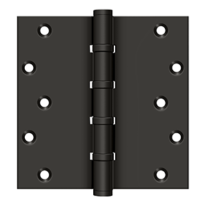 Solid Brass Square Ball Bearing Hinge by Deltana - 6" x 6"  - Oil Rubbed Bronze - New York Hardware