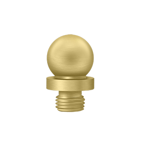 Solid Brass Ornate Tip Finals by Deltana -  - Brushed Brass - New York Hardware