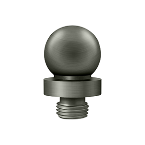 Solid Brass Ball Tip for 6x6 Hinge Finals by Deltana -  - Antique Nickel - New York Hardware