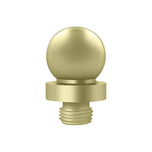 Solid Brass Ball Tip for 6x6 Hinge Finals by Deltana -  - Unlacquered Brass - New York Hardware