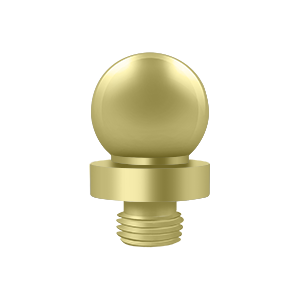 Solid Brass Ball Tip for 6x6 Hinge Finals by Deltana -  - Polished Brass - New York Hardware