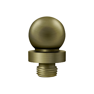 Solid Brass Ball Tip for 6x6 Hinge Finals by Deltana -  - Antique Brass - New York Hardware