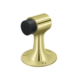 Small Heavy Duty Solid Brass Floor Mount Bumper by Deltana -  - Polished Brass - New York Hardware