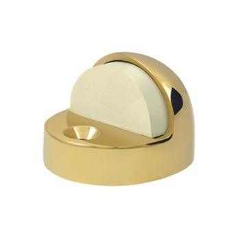 Dome Stop High Profile - PVD - Polished Brass - New York Hardware Online