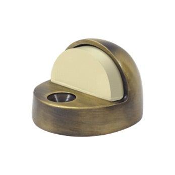 Dome Stop High Profile - Antique Brass - New York Hardware Online