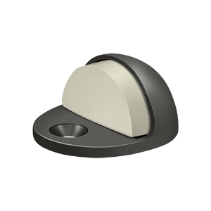 Low Profile Dome Floor Bumper by Deltana -  - Oil Rubbed Bronze - New York Hardware