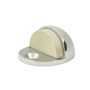 Dome Stop Low Profile - Polished Nickel - New York Hardware Online